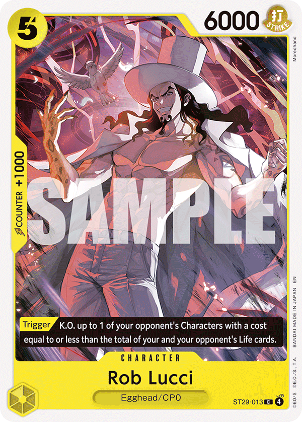 Rob Lucci One Piece card