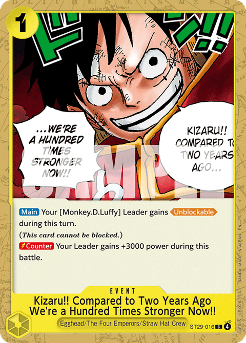 Kizaru!! Compared to Two Years Ago We're a Hundred Times Stronger Now!!