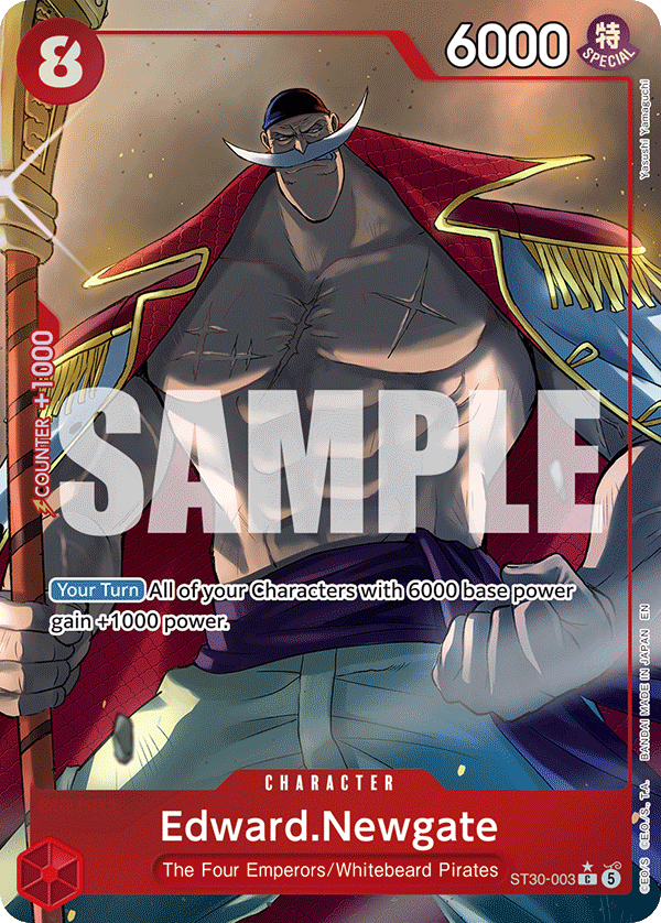 Edward.Newgate One Piece card