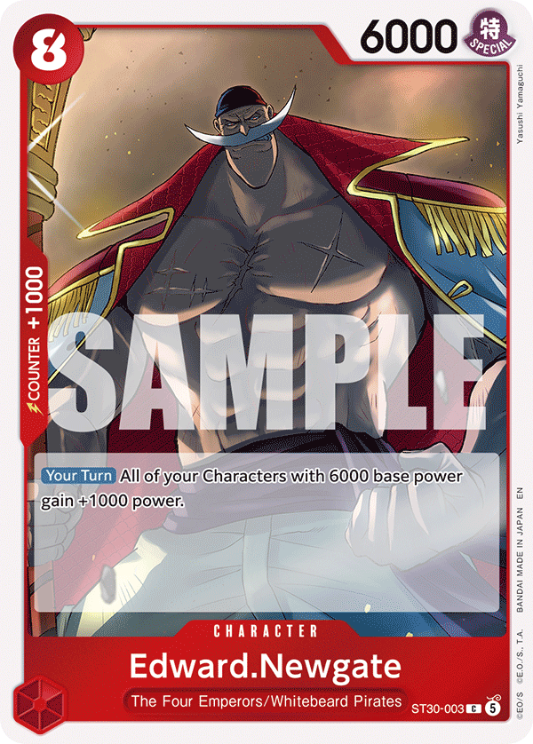 Edward.Newgate One Piece card