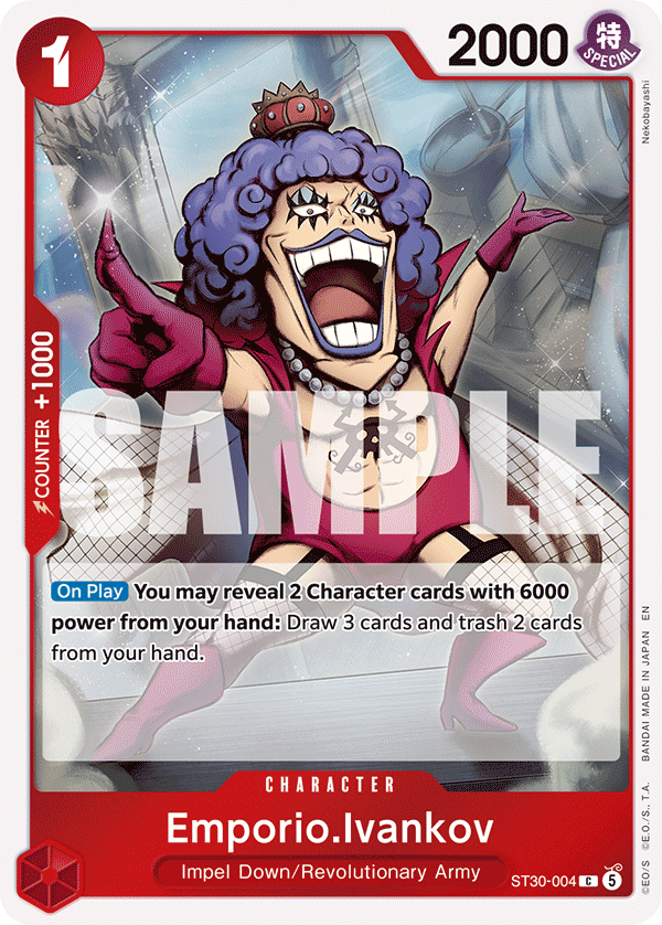 Emporio.Ivankov One Piece card
