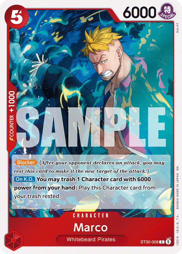 Marco One Piece card