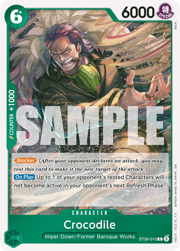 Crocodile One Piece card