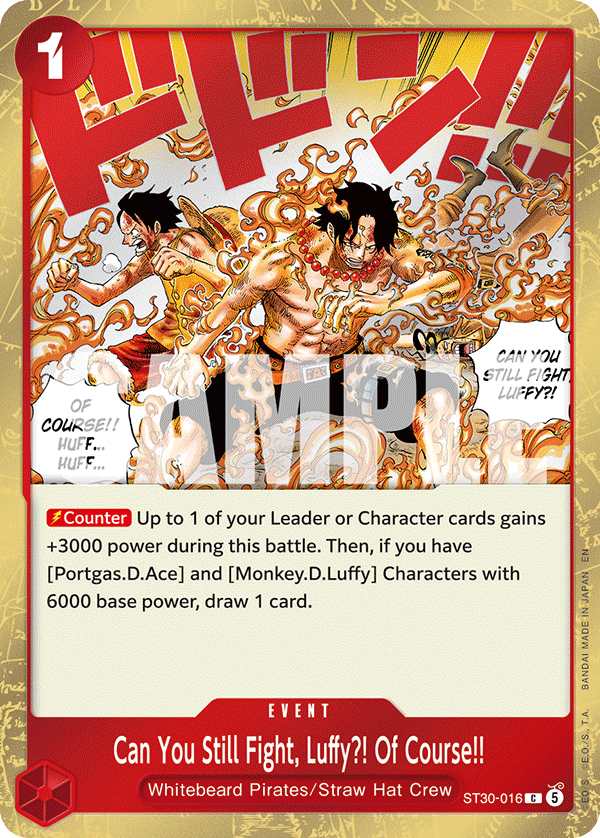 Can You Still Fight, Luffy?! Of Course!! One Piece card