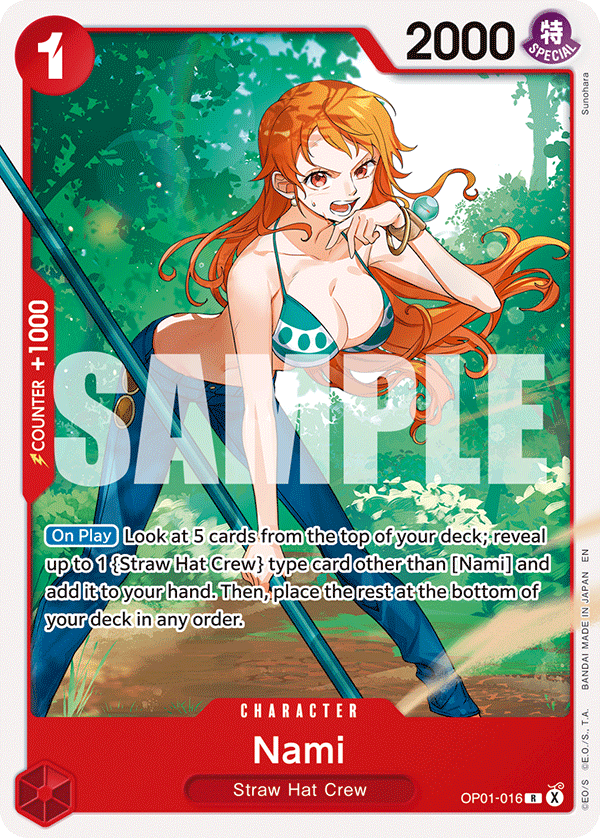 Nami One Piece card