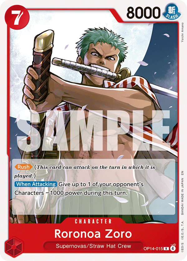 Roronoa Zoro One Piece card
