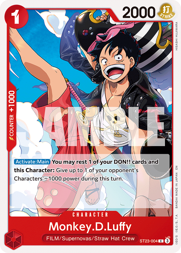 Monkey.D.Luffy One Piece card