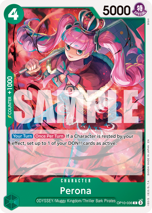 Perona One Piece card
