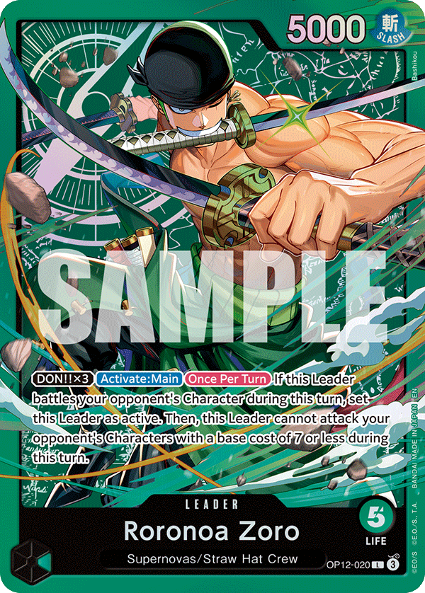 Roronoa Zoro One Piece card