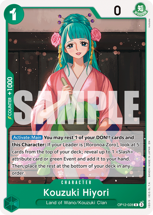 Kouzuki Hiyori One Piece card