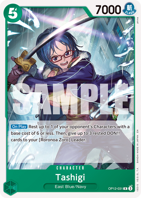 Tashigi One Piece card