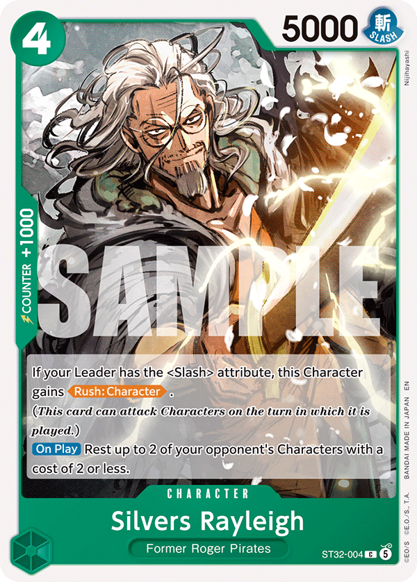 Silvers Rayleigh One Piece card