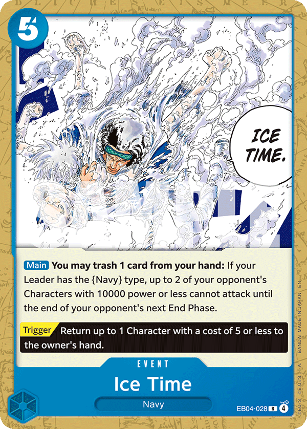 Ice Time One Piece card