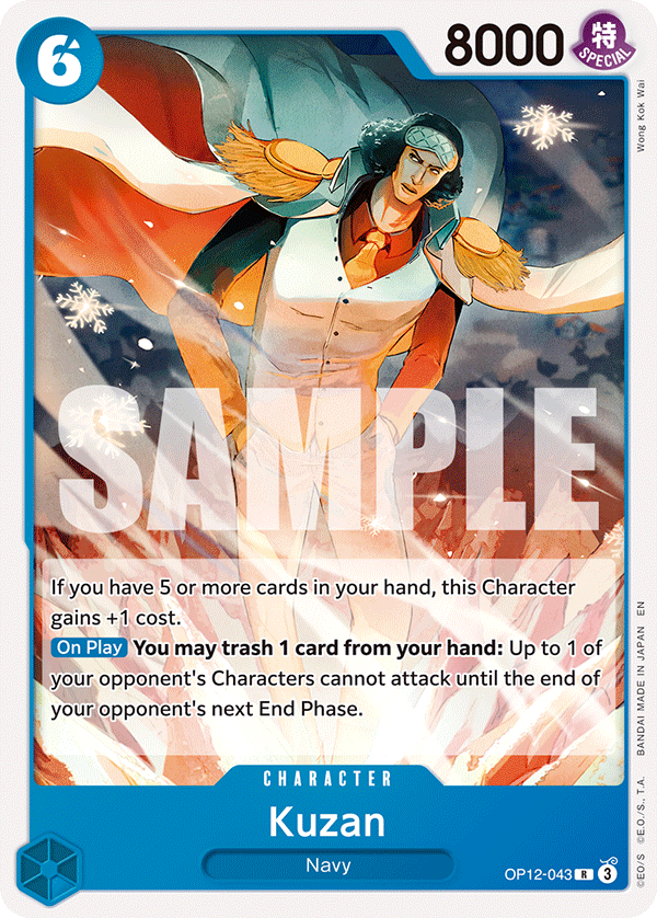 Kuzan One Piece card