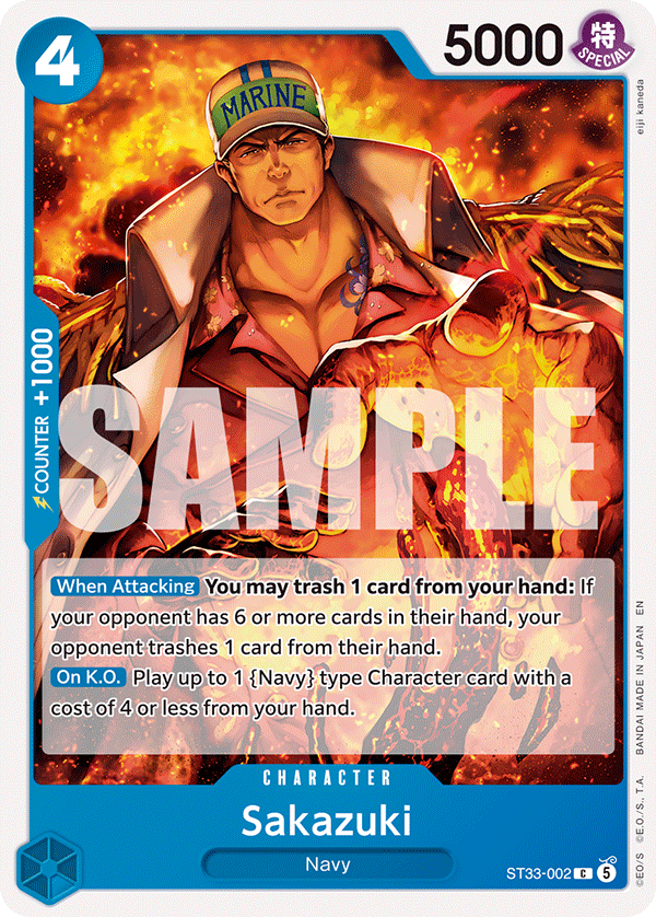 Sakazuki One Piece card