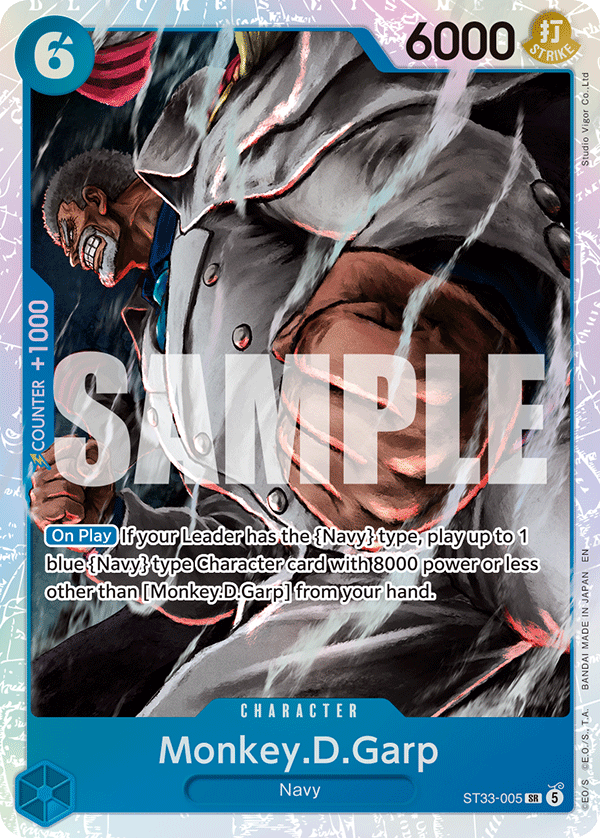Monkey.D.Garp One Piece card