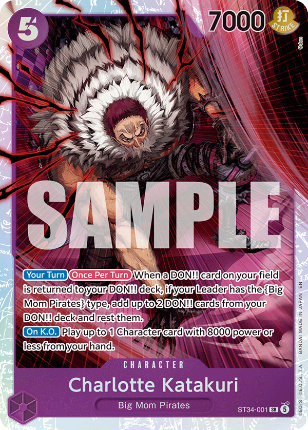 Charlotte Katakuri One Piece card