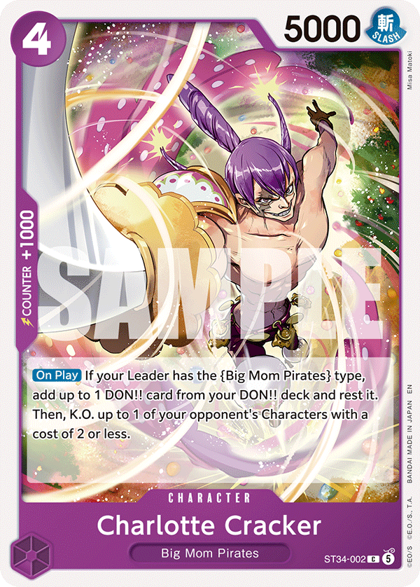 Charlotte Cracker One Piece card