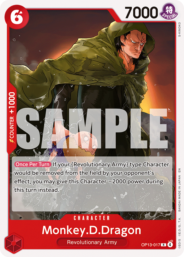 Monkey.D.Dragon One Piece card