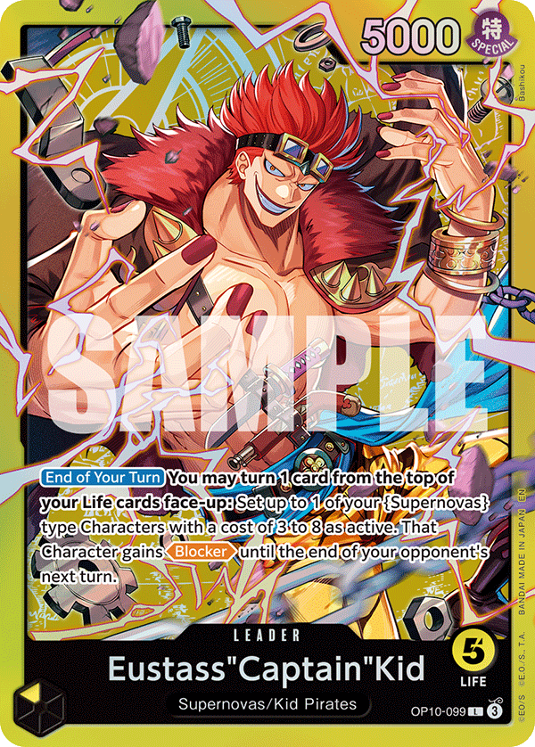 Eustass"Captain"Kid One Piece card