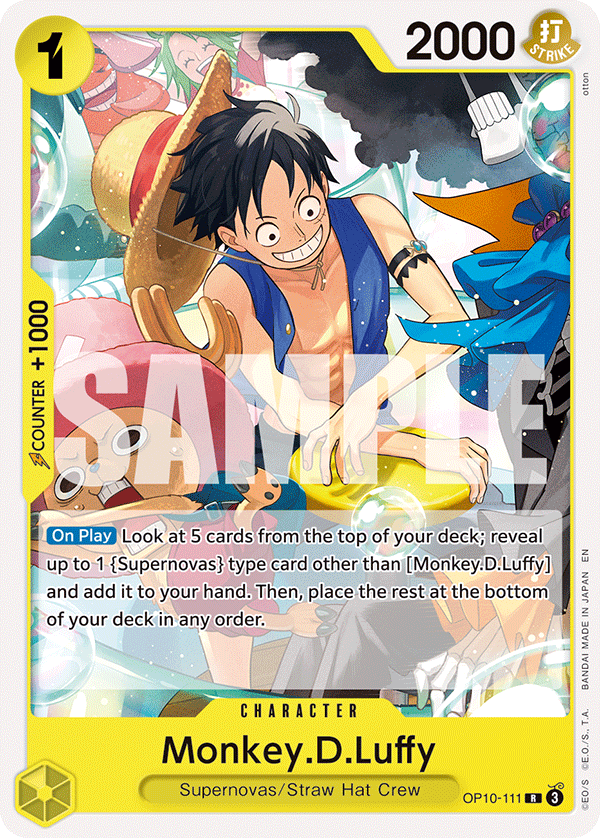 Monkey.D.Luffy One Piece card