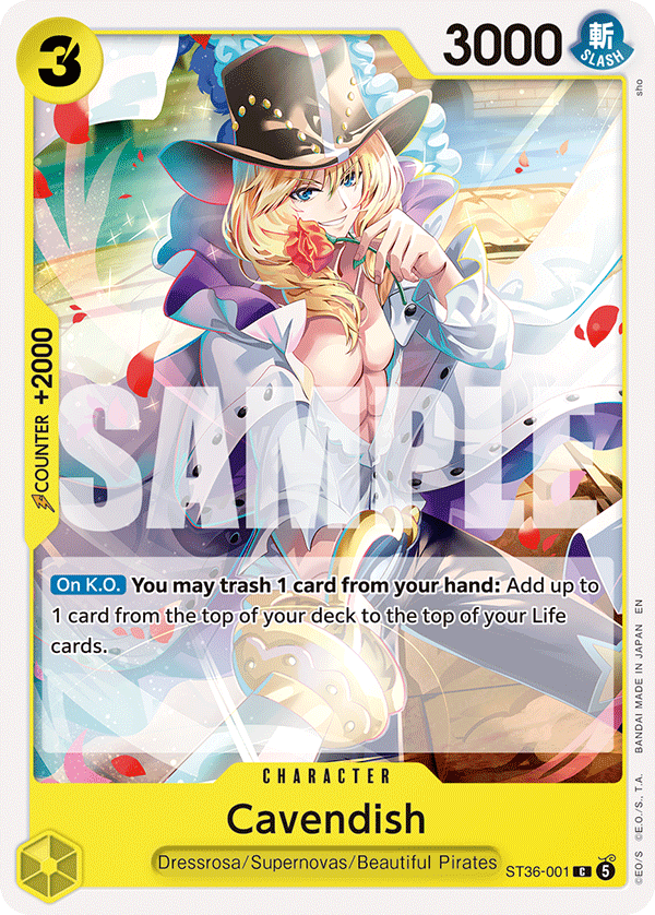 Cavendish One Piece card