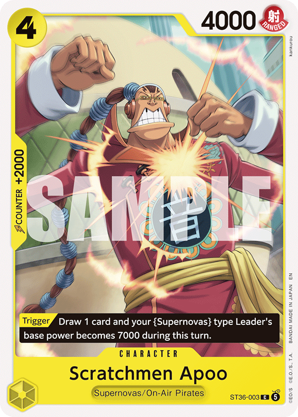 Scratchmen Apoo One Piece card