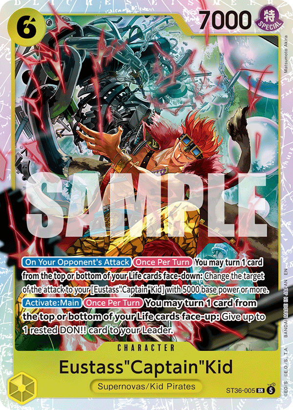 Eustass"Captain"Kid One Piece card