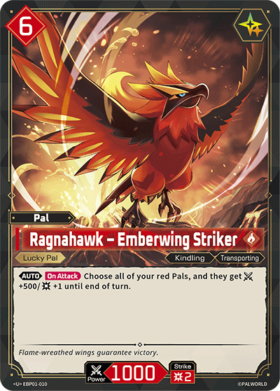 Ragnahawk – Emberwing Striker Palworld card