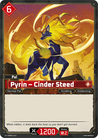 Pyrin – Cinder Steed Palworld card