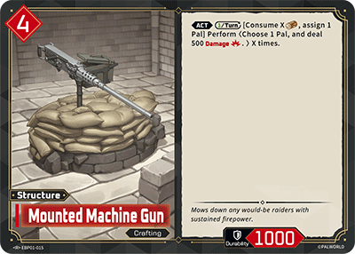 Mounted Machine Gun Palworld card