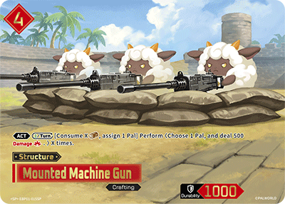 Mounted Machine Gun Palworld card