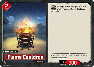 Flame Cauldron Palworld card