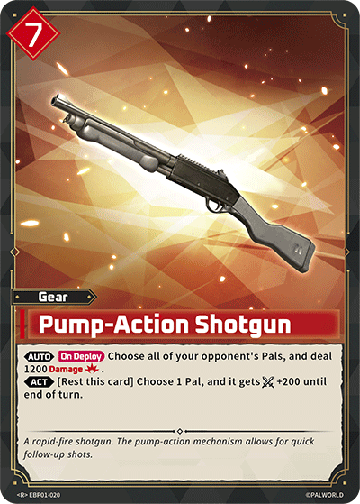 Pump-Action Shotgun Palworld card