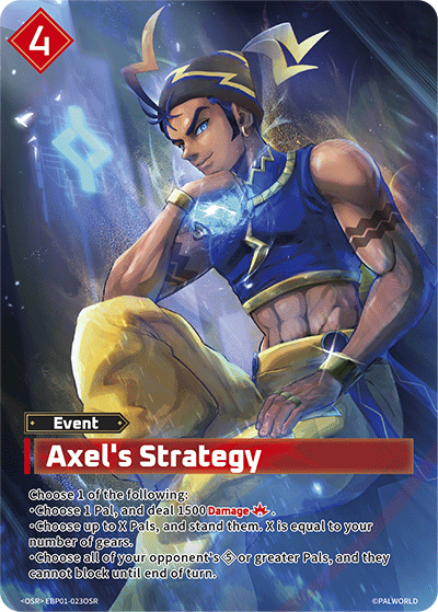 Axel's Strategy Palworld card