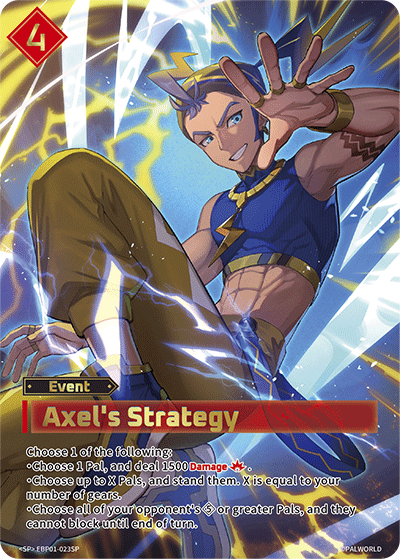 Axel's Strategy Palworld card