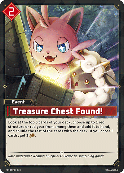 Treasure Chest Found! Palworld card