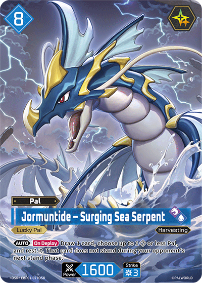 Jormuntide – Surging Sea Serpent Palworld card