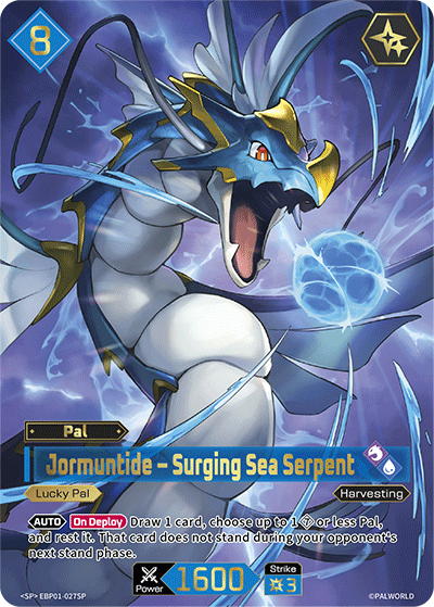 Jormuntide – Surging Sea Serpent Palworld card