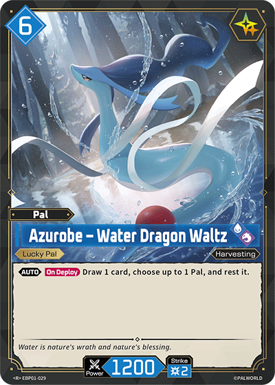 Azurobe – Water Dragon Waltz Palworld card