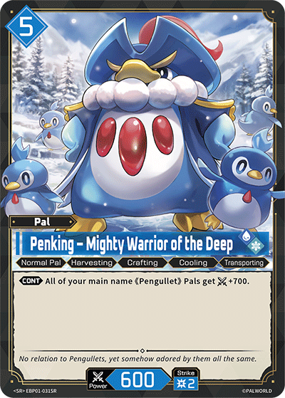 Penking – Mighty Warrior of the Deep Palworld card