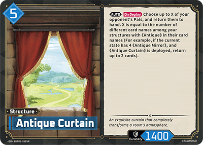 Antique Curtain Palworld card