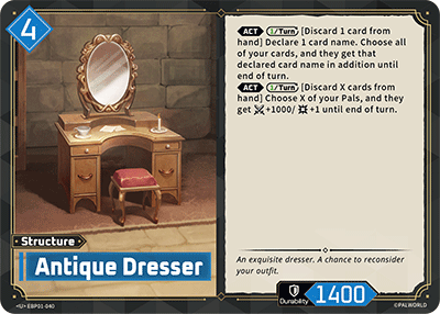 Antique Dresser Palworld card