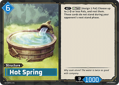 Hot Spring Palworld card