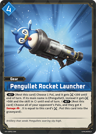 Pengullet Rocket Launcher Palworld card