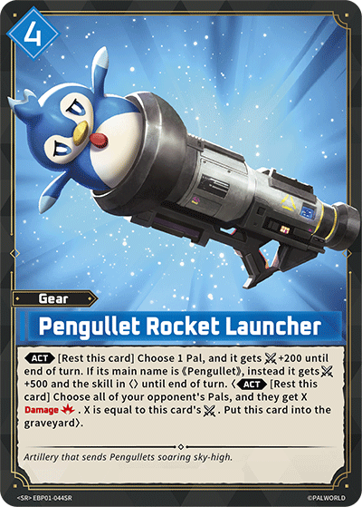 Pengullet Rocket Launcher Palworld card