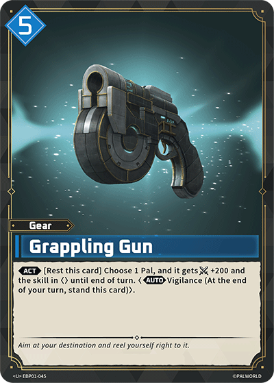 Grappling Gun Palworld card