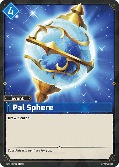 Pal Sphere Palworld card
