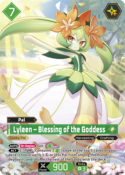 Lyleen – Blessing of the Goddess Palworld card