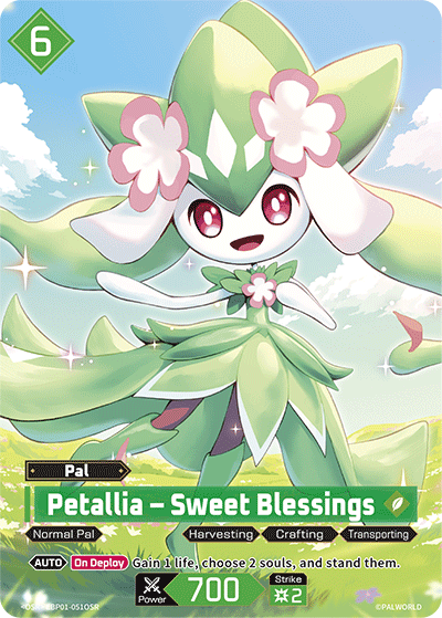 Petallia – Sweet Blessings Palworld card